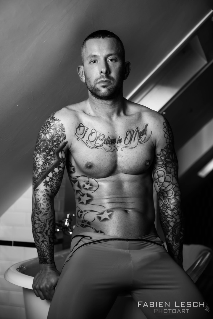 Julian In The Bathroom